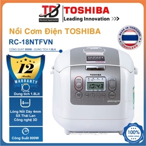 Nồi cơm điện tử Toshiba RC-18NTFVN (WT)