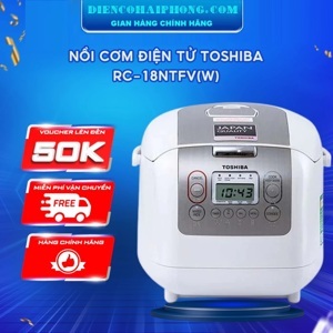 Nồi cơm điện tử Toshiba RC-18NTFVN (WT)