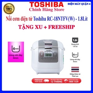 Nồi cơm điện tử Toshiba RC-18NTFVN (WT)