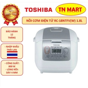 Nồi cơm điện tử Toshiba RC-18NTFV(W) - 1.8 lít