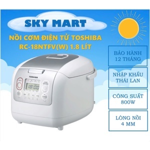 Nồi cơm điện tử Toshiba RC-18NTFV(W) - 1.8 lít