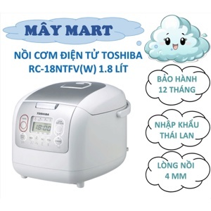 Nồi cơm điện tử Toshiba RC-18NTFV(W) - 1.8 lít