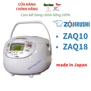 Nồi cơm điện Zojirushi NS-ZAQ18-WZ - Nồi điện tử, 1.8 lít, 1000W