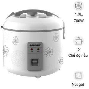 Nồi cơm nắp gài Sunhouse 1.8 lít SHD8603