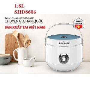 Nồi cơm nắp gài Sunhouse SHD8606 1.8 lít