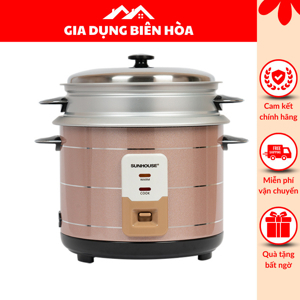 Nồi cơm nắp rời Sunhouse SHD8135 - 2.2 lít