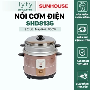 Nồi cơm nắp rời Sunhouse SHD8135 - 2.2 lít