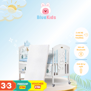 Nôi cũi em bé đa năng 6 chế độ Chilux