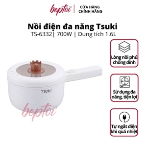 Nồi điện đa năng Tsuki TS-6332 - 1.6L