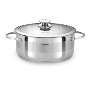 Nồi đơn CAREZ INOX 304 3 đáy 18cm sử dụng trên bếp từ CPC533SI-18