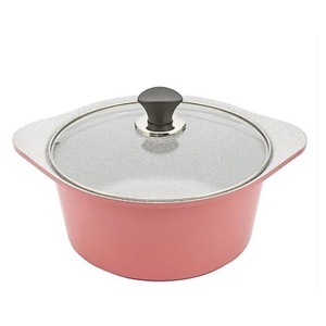 Nồi đúc ceramic vân đá đáy từ 24cm Green Cook GCS02-24IH