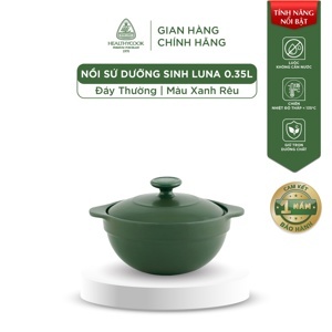 Nồi dưỡng sinh Luna + nắp – Healthycook – 0.35L