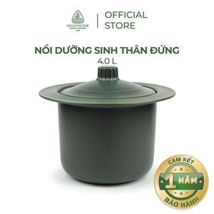 Nồi dưỡng sinh thân đứng 4.0 L + nắp núm liền (bếp từ)