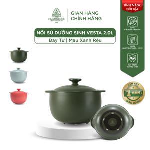 Nồi dưỡng sinh Vesta 2.0L + nắp (bếp từ)  Healthycook