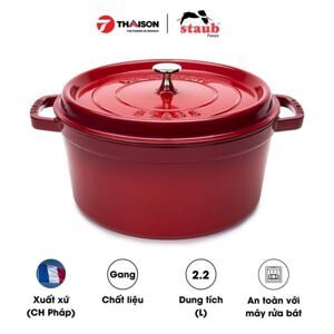 Nồi gang đúc Staub tròn 1102006 (20cm-2,2L)