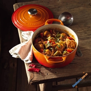 Nồi gang Le Creuset Bräter rund Evo 28cm Orange