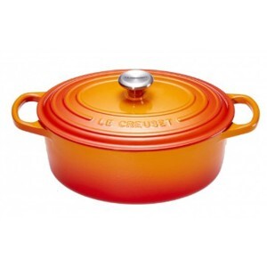 Nồi gang ovan Le Creuset Brater Oval Evo 31cm Kirsche