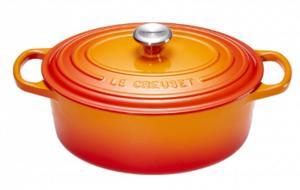 Nồi gang ovan Le Creuset Brater Oval Evo 31cm Kirsche