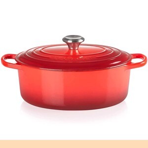 Nồi Gang ovan LeCreuset Bräter Oval Evo 25cm Kirsche