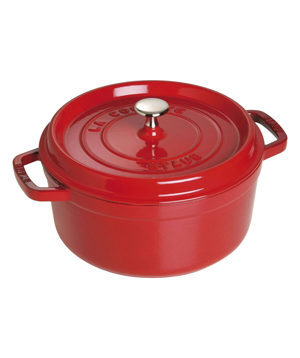 Nồi gang Staub - 24cm, Màu đỏ cherry