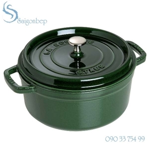 Nồi gang Staub Cocotte basil 22cm