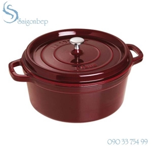 Nồi gang Staub BLACK ROUND 28