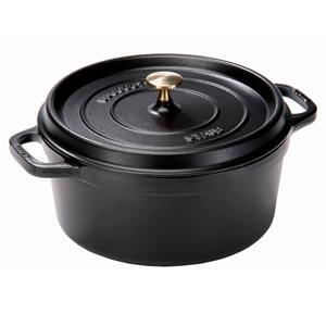 Nồi gang Staub BLACK ROUND 28