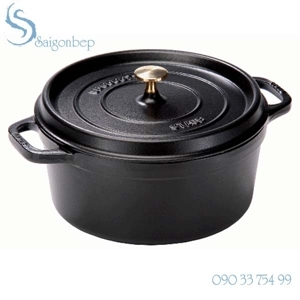 Nồi gang Staub BLACK ROUND 28