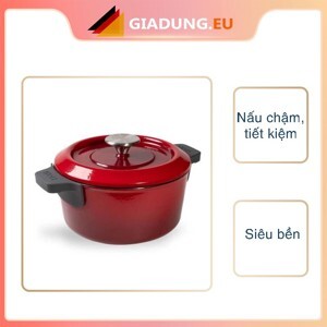 Nồi gang tròn có vung Woll Iron Pots 24 cm