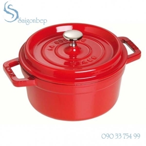 Nồi gang tròn Staub 10 cm – Màu đỏ cherry