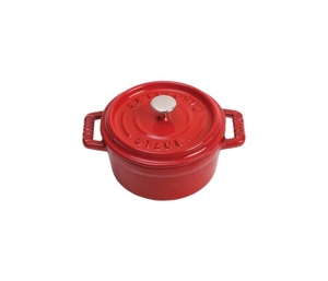 Nồi gang tròn Staub 10 cm – Màu đỏ cherry