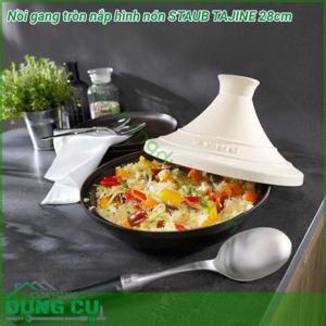 Nồi gang tròn STAUB TAJINE CRM 28CM