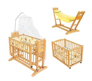 Nôi gỗ đa năng Autoru AUWCH4