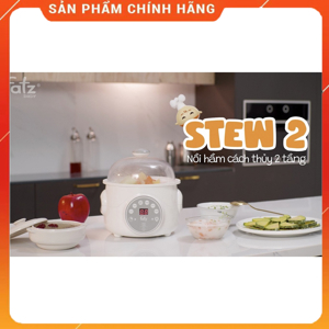 Nồi hầm cách thuỷ thông minh 2 tầng Fatzbaby 1 lít STEW 2 FB9110ZT