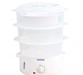 Nồi hấp điện 3 tầng Braburg B3K 9 lít