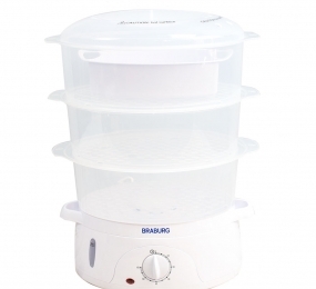 Nồi hấp điện 3 tầng Braburg B3K 9 lít