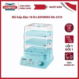 Nồi hấp điện Ladomax HA-2318, 18 Lít