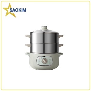 Nồi hấp và nấu lẩu điện đa năng Bear DZG-D80G5