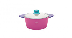 Nồi hợp kim phủ gốm CAREZ CPC256DI-24 - 24cm