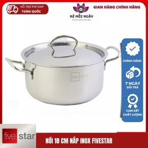 Nồi Inox 3 Đáy Fivestar FSN18005 - 18CM