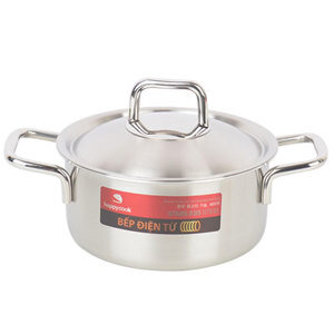 Nồi inox 3 lớp cao cấp HappyCook Alvar 24cm N24-ALV