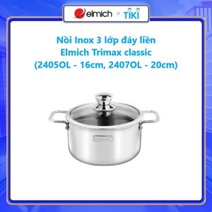 Nồi Inox 3 lớp đáy liền Elmich Trimax Classic 2405OL size 16cm