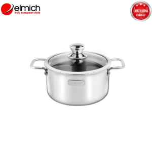 Nồi inox 3 lớp đáy liền Elmich Trimax Classic 2406OL size 18cm