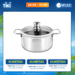 Nồi Inox 3 lớp đáy liền Elmich Trimax classic 2408OL size 24cm