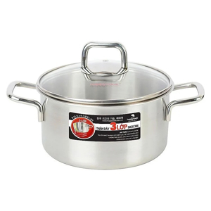 Nồi inox 3 lớp Happy Cook Alvar N24-ALVG - 24cm