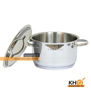 Nồi inox 304 KitchiFivestar - 20 cm, thân cao