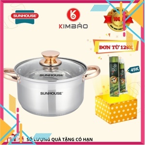 Nồi inox 5 đáy Sunhouse SHG24216  16 cm