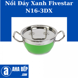 Nồi Inox Fivestar 3 đáy hồng 16cm N16-3DH