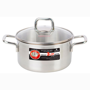 Nồi inox Happy Cook Alvar N16-ALVG - 16CM