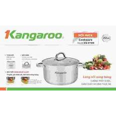 Nồi inox Kangaroo KG876M - 22cm